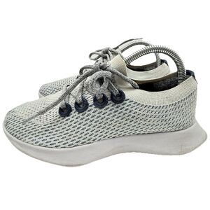 Allbirds Tree Dasher 2 Womens Size 8 White/blue Athletic  Running Sneakers Shoes